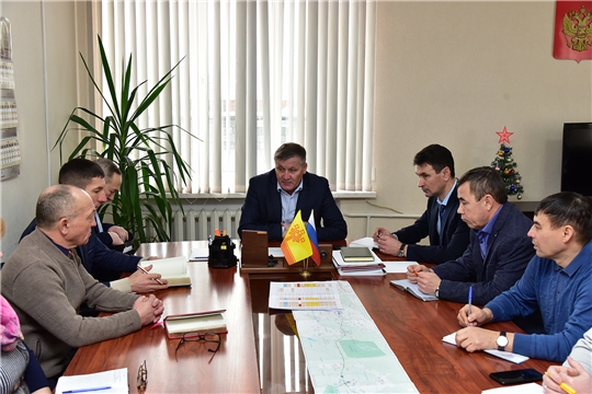 Еженедельное совещание главы администрации Ибресинского района Игоря Семёнова