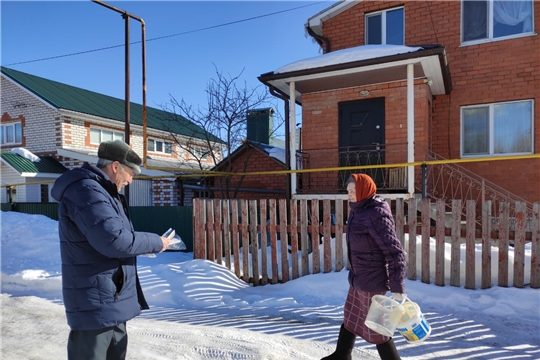 Жителям частного сектора Чебоксар напомнили о правилах пожарной безопасности