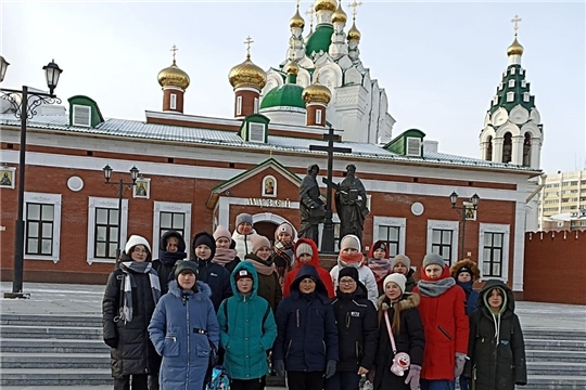 Поисковый отряд "Правнуки Победы" побывал на экскурсии в столице Марий Эл в Йошкар - Оле