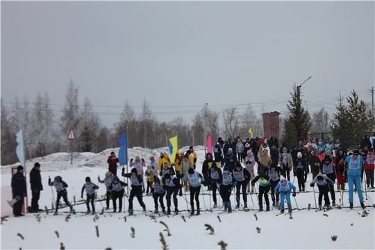 В Козловском районе состоялась массовая лыжная гонка "Лыжня России 2022"