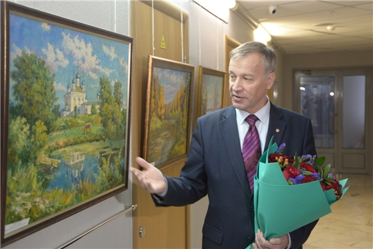 В Государственном Совете открылась выставка Анатолия Данилова