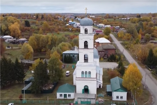Храм Воздвижения Креста Господня в селе Красные Четаи Чувашской Республики восстановлен 30 лет назад.