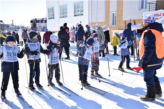 В Красных Четаях  проведен очередной праздник лыжного спорта
