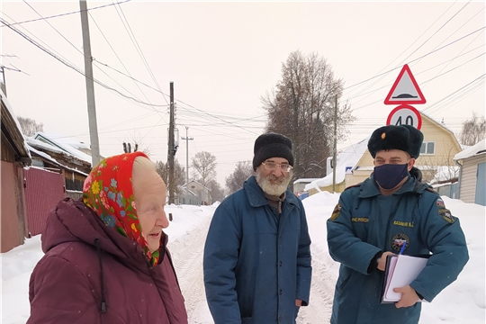 В частном секторе Ленинского района прошел День профилактики пожаров