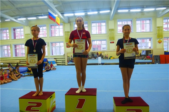 В Чебоксарах состоялось первенство по спортивной гимнастике среди девушек