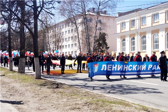 Первомайское шествие. Ленинский район