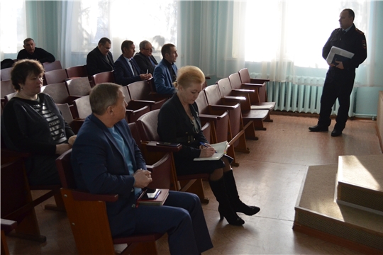 Рабочее совещание при главе администрации Мариинско-Посадского района