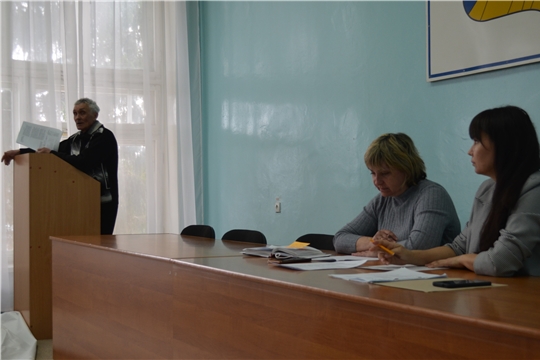 Заседание координирующего органа (штаба) народных дружин Мариинско-Посадского района.