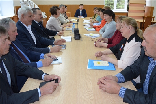 Рабочее совещание с главами поселений Мариинско-Посадского района