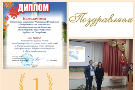 Республиканская клиническая офтальмологическая больница победитель конкурса на лучший объект по созданию условий доступности для инвалидов