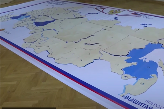 Мастерицы вышьют карту России