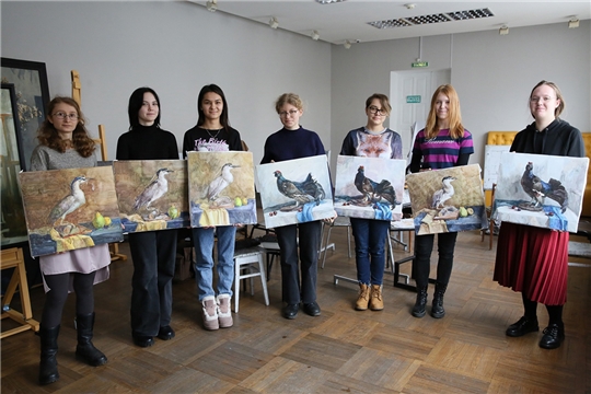 Студенты художественного училища приняли участие в конкурсе «Акварельная палитра 2022»