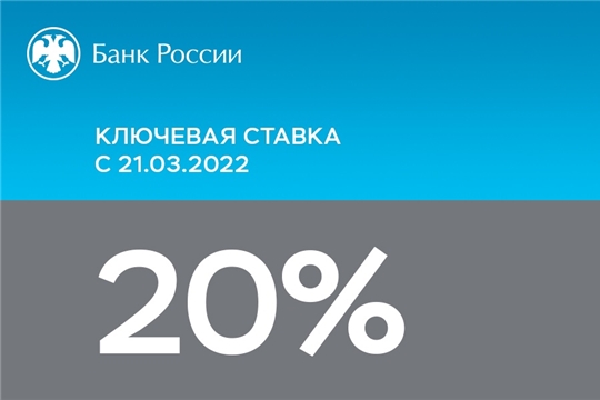 Банк России принял решение сохранить ключевую ставку на уровне 20% годовых