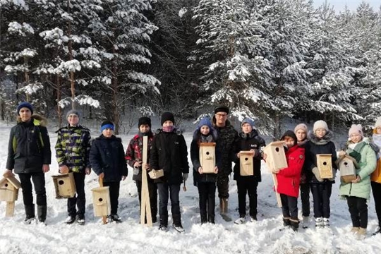 Школьное лесничество Урмарской СОШ присоединилось к празднованию Международного дня птиц