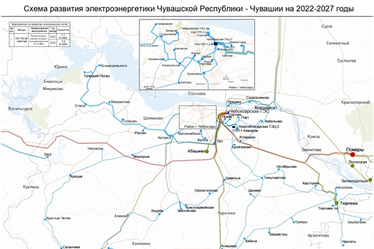Утверждены схема и программа перспективного развития электроэнергетики Чувашской Республики на 2023–2027 годы