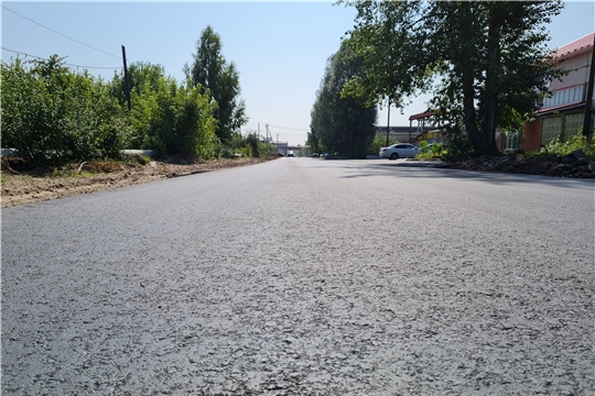 В Новочебоксарске благодаря нацпроекту впервые проведен ремонт дорог по ул. Промышленная