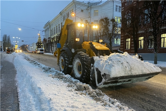 220 единиц спецтехники вышли на ликвидацию последствия ледяного дождя  в Чувашии