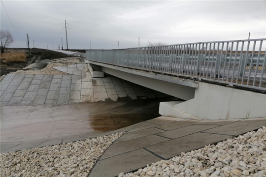 В Чувашии завершили ремонт моста через ручей на а.д. Алатырь – Ахматово - Ардатов
