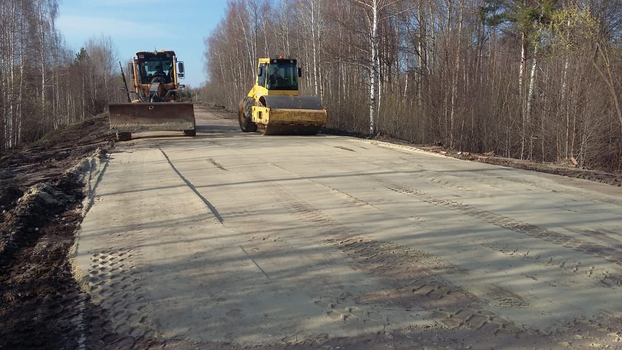 В Порецком районе приступили к восстановлению местной дороги,  задействованной при строительстве М-12 | Министерство транспорта и  дорожного хозяйства Чувашской Республики