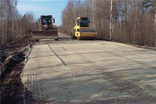В Порецком районе приступили к восстановлению местной дороги, задействованной при строительстве М-12