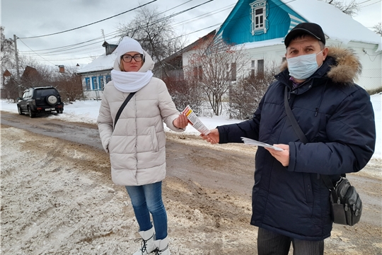 В частном секторе г. Чебоксары проведены профилактические беседы о пожарной безопасности
