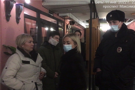 Ночной рейд позволил выявить факт пропуска клиентов без QR-кода о вакцинации