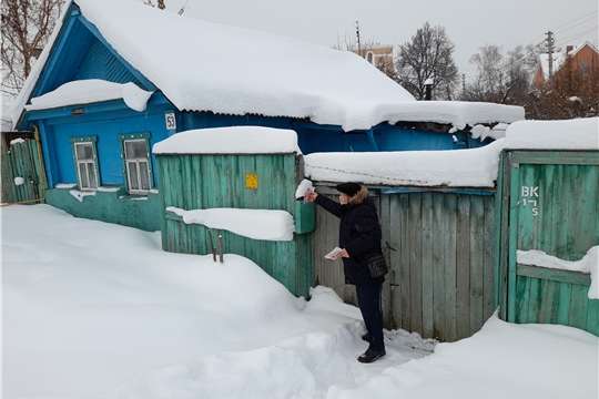 С началом нового года продолжена работа с населением по профилактике пожарной безопасности