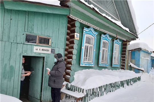 С началом нового года продолжена работа с населением по профилактике пожарной безопасности