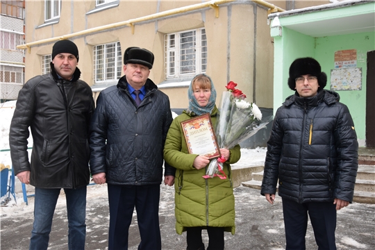 На рабочих местах чествовали победителей и призеров конкурса «Лучший дворник Московского района г. Чебоксары»