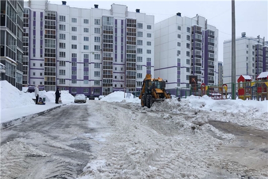 Снегоуборочная кампания: жилищно-коммунальные службы г. Чебоксары приступили к работе в штатном режиме