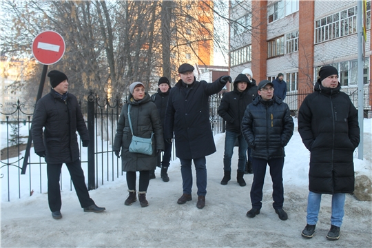 Обход территории на предмет благоустройства в Чебоксарах: по обращениям граждан даны поручения