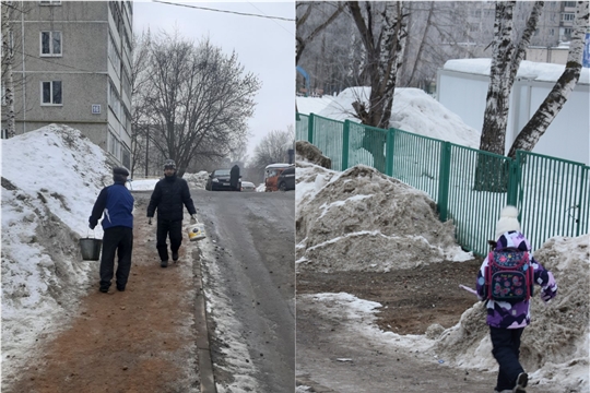 Работники жилищно-коммунального хозяйства г. Чебоксары продолжают проводить противогололедные мероприятия