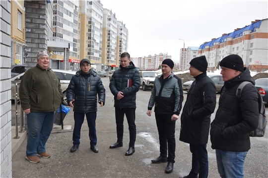 Еженедельный обход территории на предмет благоустройства состоялся в юго-западной части города Чебоксары