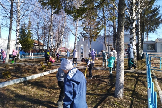 В поддержку рейтингового голосования по благоустройству жители деревни Чандрово провели субботник
