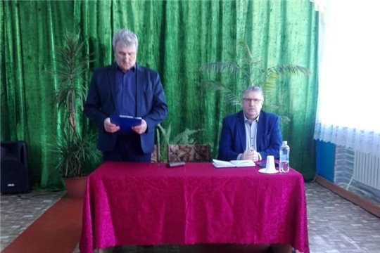 Глава Рындинского сельского поселения Анатолий Кириллов выступил с отчетом перед жителями