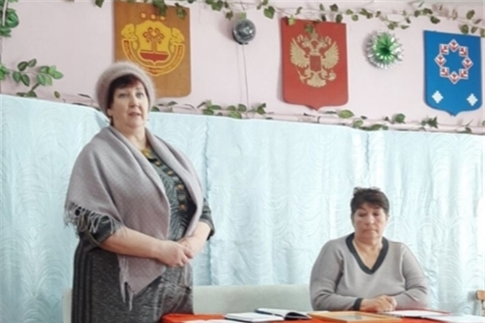 Состоялся отчет главы Сыресинского сельского поселения Нины Аверьяновой перед населением