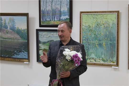 Состоялось открытие юбилейной выставки художественных произведений нашего земляка заслуженного художника Чувашской Республики Александра Ильина