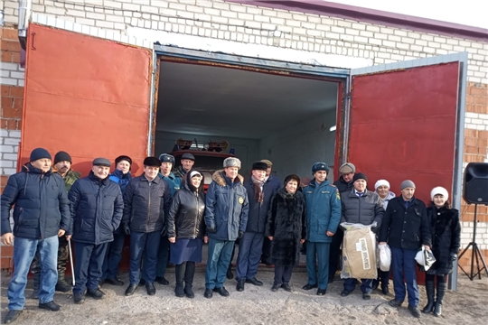 В деревне Байдеряково Трехбалтаевского сельского поселения после капитального ремонта открыли пожарное депо