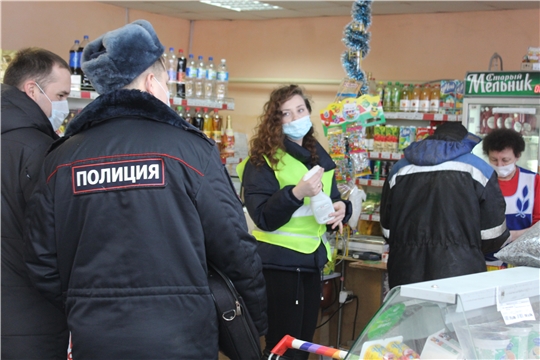 Продолжаются рейдовые мероприятия по соблюдению масочного режима