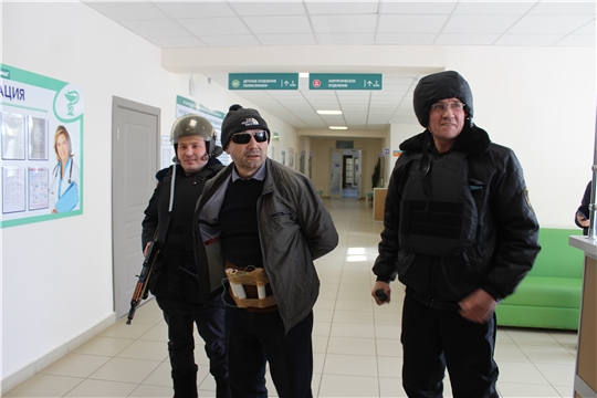 В БУ «Шемуршинская районная больница» Минздрава Чувашии прошли учебно-тренировочные мероприятия по антитеррористической защищенности