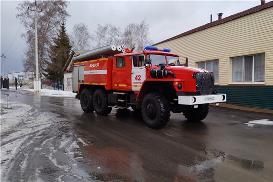 30 марта в Шемуршинской районной больнице прошло пожарно-тактическое учение