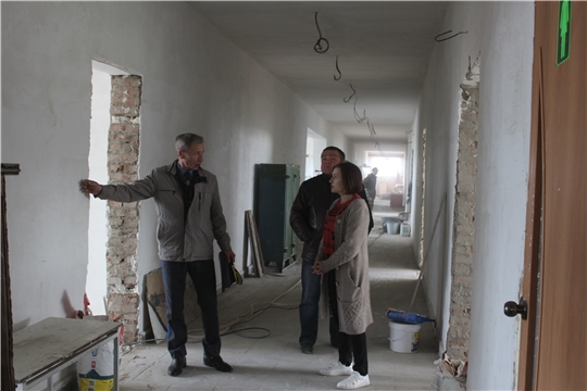 Продолжается капитальный ремонт МБОУ «Трехбалтаевская средняя общеобразовательная школа»