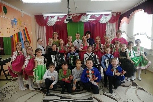 Концерты учащихся Шемуршинской детской школы искусств в  детском саду «Сказка»