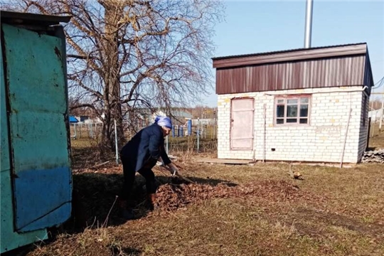 Начались весенние субботники в Магаринском и Егоркинском территориальных отделах.