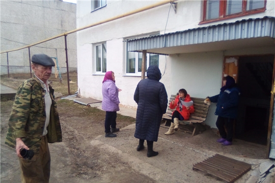 Проведено собрание с жителями многоквартирного дома с. Русские Алгаши