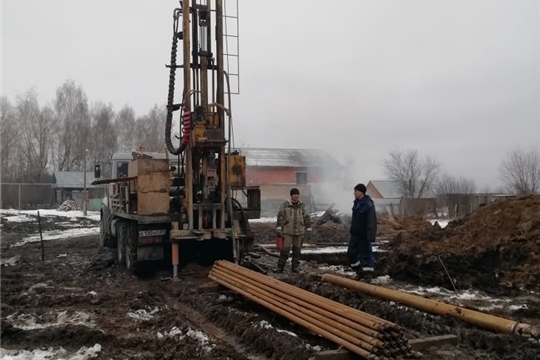 Устройство водозаборной скважины в д.Тугасы по программе инициативного бюджетирования