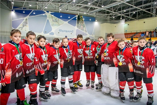 Хоккейная команда «Сокол-2012» - победитель межрегионального турнира «Alga Cup»