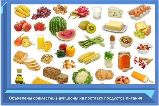 Объявлены совместные аукционы на поставку продуктов питания