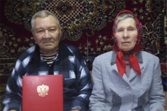 Супружеская пара Савельевых из с. Мусирмы отметила 50-летний юбилей совместной жизни