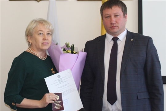 Л.Н. Мишиной присвоено Почетное звание «Заслуженный работник социальной защиты населения Чувашской Республики»